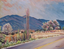 gate and brush along hiway